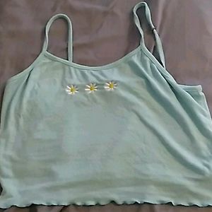 shirt, cropped, noodle strap